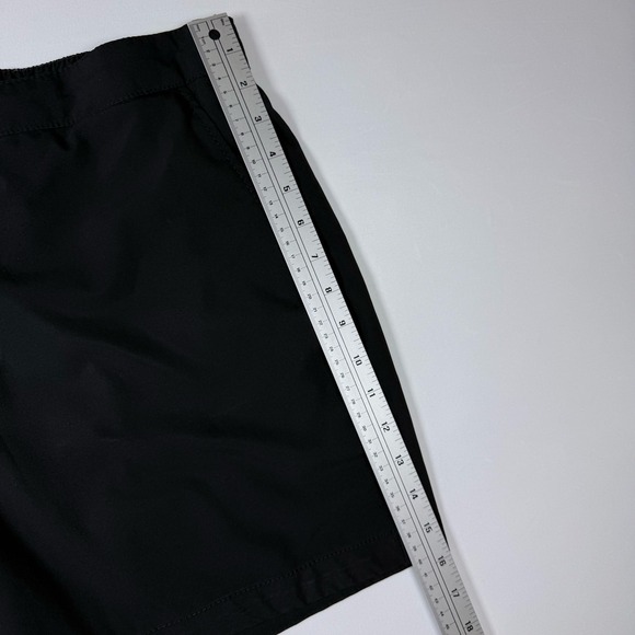 Abercrombie‎ Fitch Mens Lined Black Stretch Performance Shorts Size XL - Picture 6 of 8